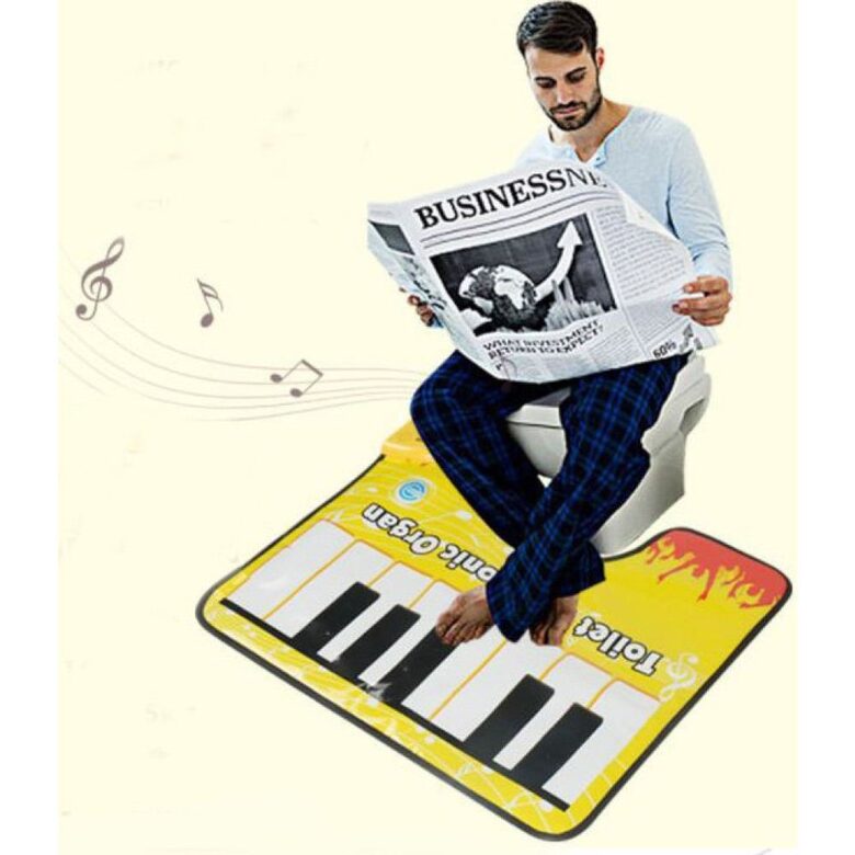 Tualetes paklājs - muzikālais (60x48 cm)